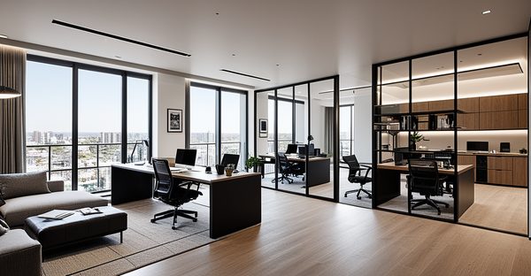 Furnished apartments with workspaces for remote professionals